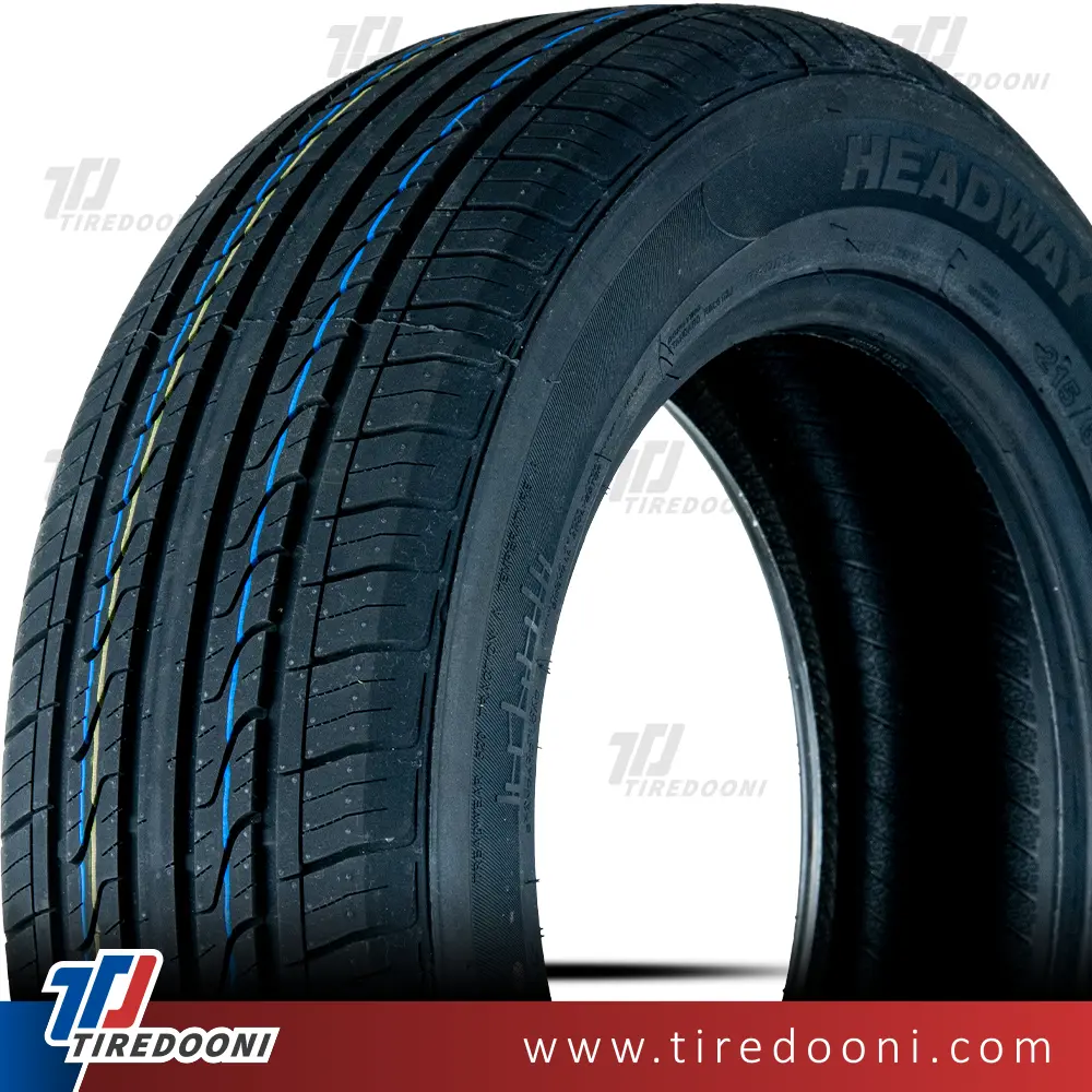 لاستیک خودرو هدوی سایز 185/65R14 مدل گل HH301